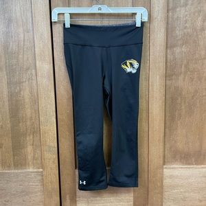 Under Armour Capri Leggings University of Missouri Mizzu logo